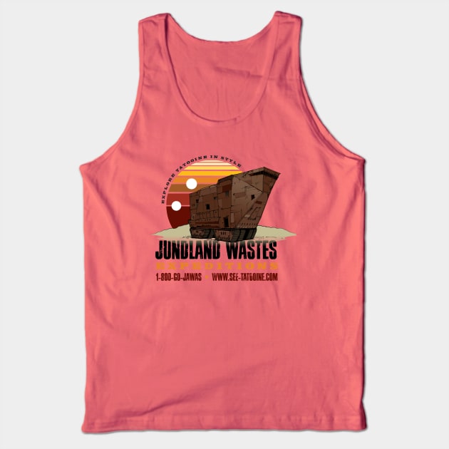 Jundland Wastes Expeditions Tank Top by MindsparkCreative